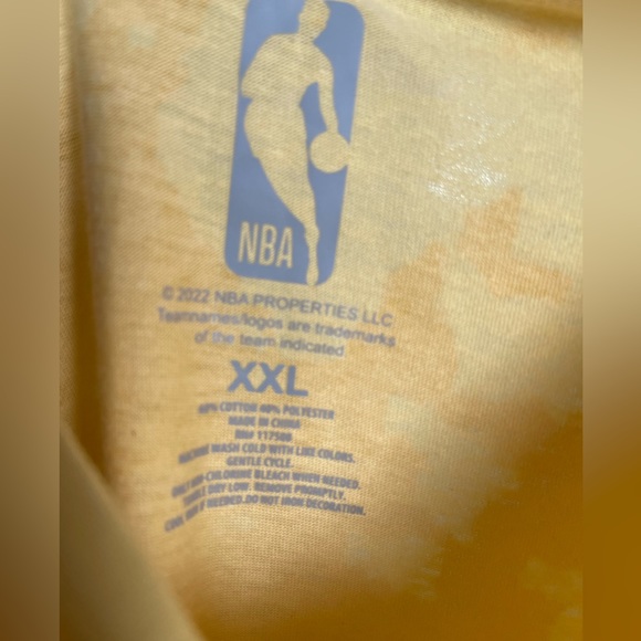 NBA Women’s Tie Dye Golden State Warriors Tee Shirt XXL - Picture 4 of 5